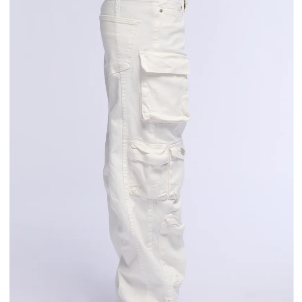 Label Brooklyn Cargo Pocket Wide Leg Jean - Picture 2 of 6